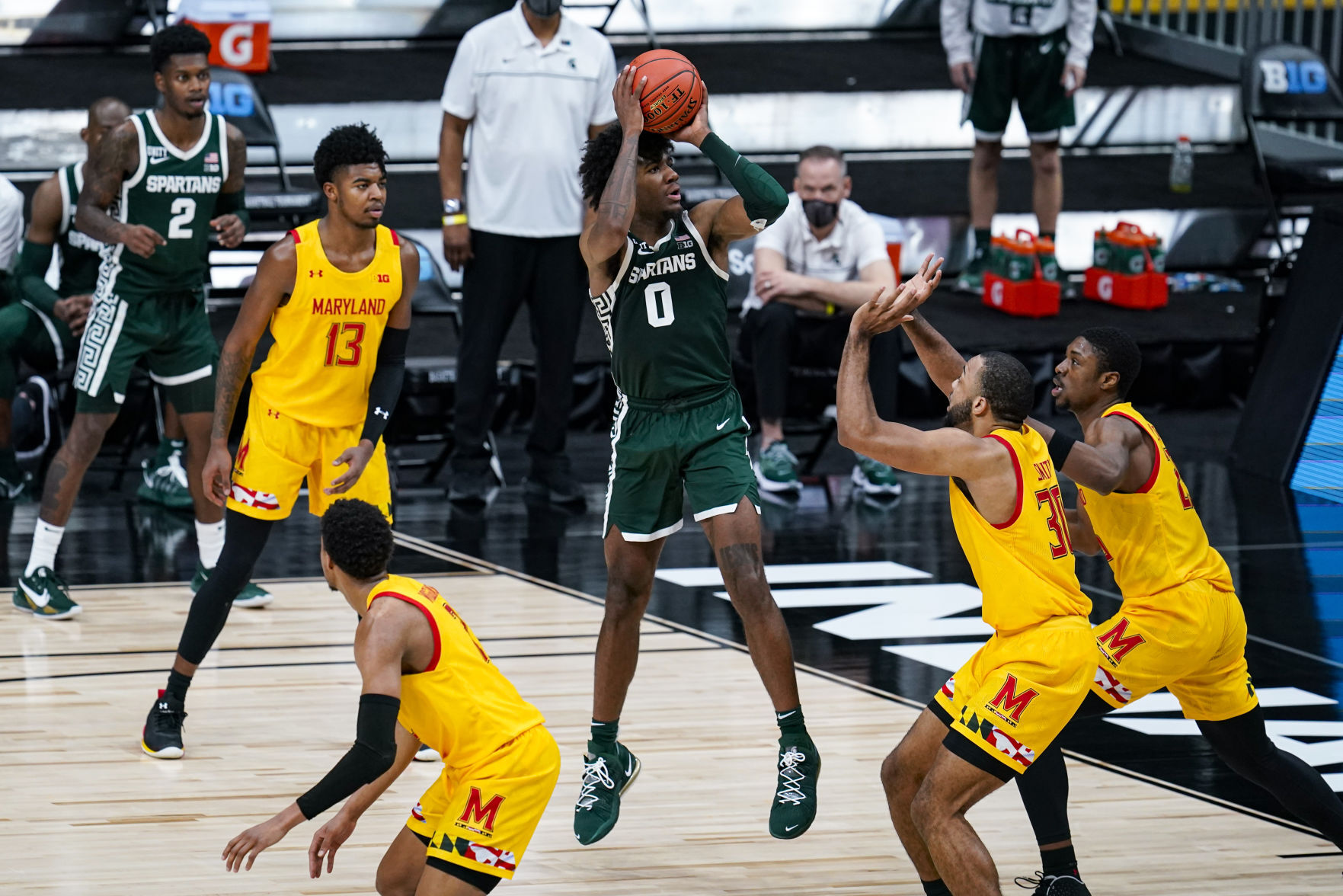 B10 Michigan St Maryland Basketball